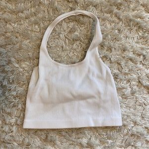 ribbed halter top